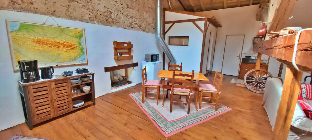 gite en pascot espace commun